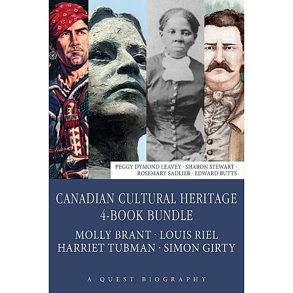 Canadian Cultural Heritage 4-Book Bundle / Quest Biography, Peggy Dymond Leavey, Sharon Stewart, Rosemary Sadlier, Edward Butts