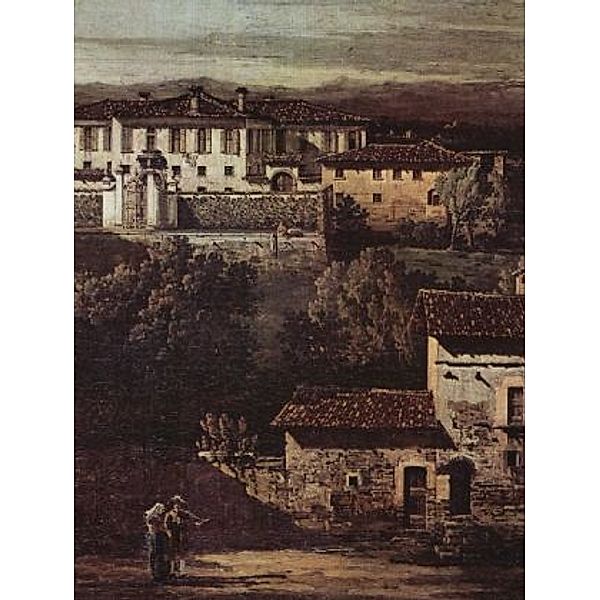 Canaletto (I) - Das Dorf Gazzada, Blick von Süd-Ost auf die Villa Melzi d'Eril, Detail - 200 Teile (Puzzle)