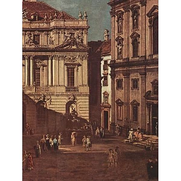 Canaletto (I) - Platz vor der Universität, mit der großen Aula der Universität und Jesuitenkirche - 100 Teile (Puzzle)