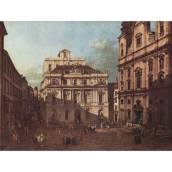 Canaletto (I) - Platz vor der Universität, mit der großen Aula der Universität und Jesuitenkirche - 200 Teile (Puzzle)