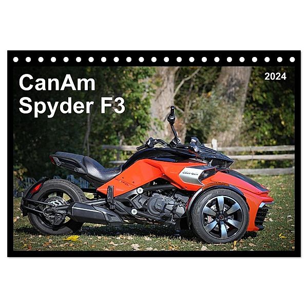 CanAm Spyder F3 (Tischkalender 2024 DIN A5 quer), CALVENDO Monatskalender, Jürgen Wolff