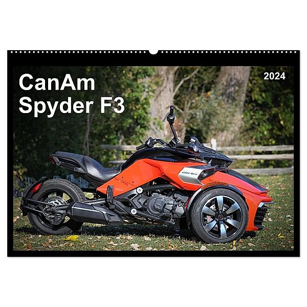 CanAm Spyder F3 (Wandkalender 2024 DIN A2 quer), CALVENDO Monatskalender, Jürgen Wolff