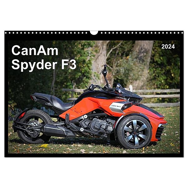 CanAm Spyder F3 (Wandkalender 2024 DIN A3 quer), CALVENDO Monatskalender, Jürgen Wolff