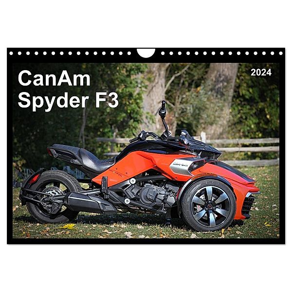 CanAm Spyder F3 (Wandkalender 2024 DIN A4 quer), CALVENDO Monatskalender, Jürgen Wolff