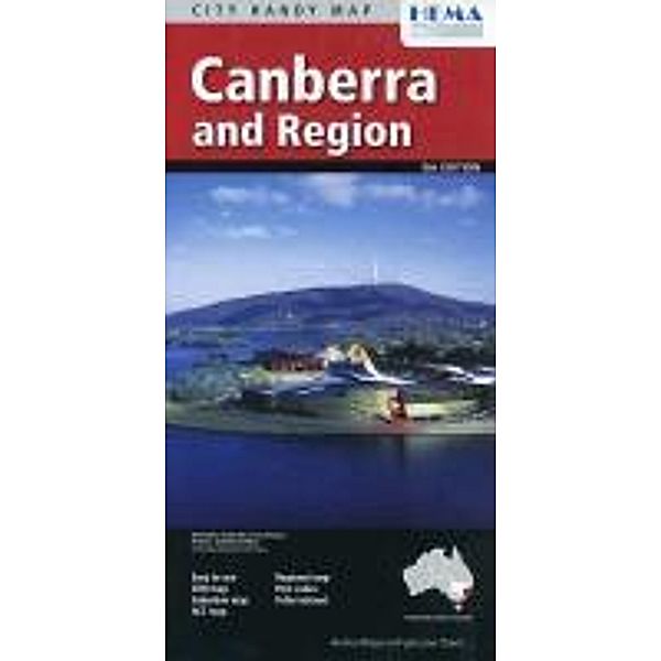 Canberra + Region Handy Map, Martin Ray