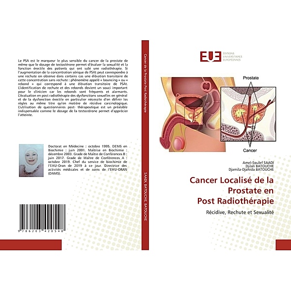 Cancer Localisé de la Prostate en Post Radiothérapie, Amel-Soulef SAADI, Djilali BATOUCHE, Djamila-Djahida Batouche
