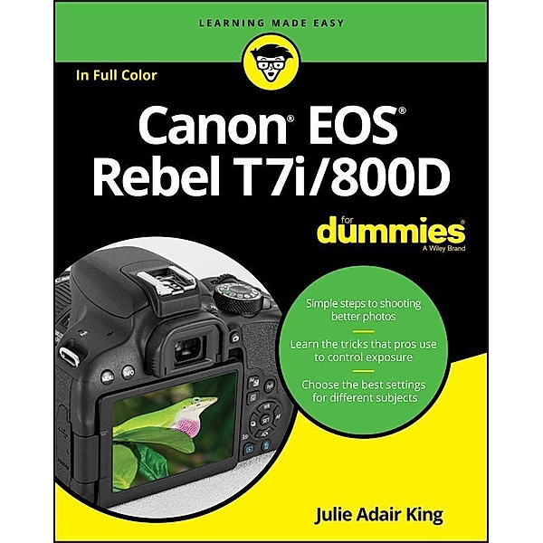 Canon EOS Rebel T7i/800D For Dummies, Julie Adair King