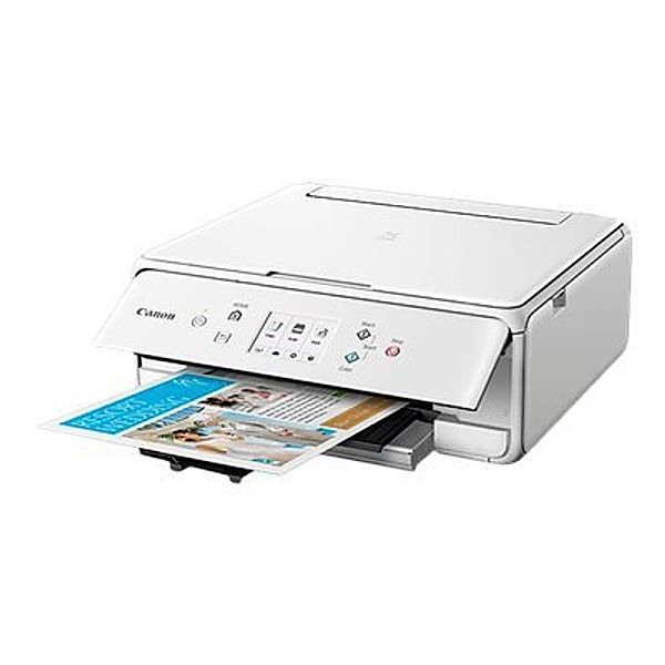 CANON Pixma TS6151 Weiss A4 MFP 3 in 1 drucken kopieren scannen Cloud Link 7,5cm LC-Display 5 Tintensystem WLAN 4.800x1.200dpi