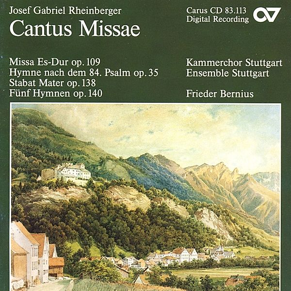 Cantus Missae     (Musica Sacra Ii), Kammerchor Stuttgart, Frieder Bernius
