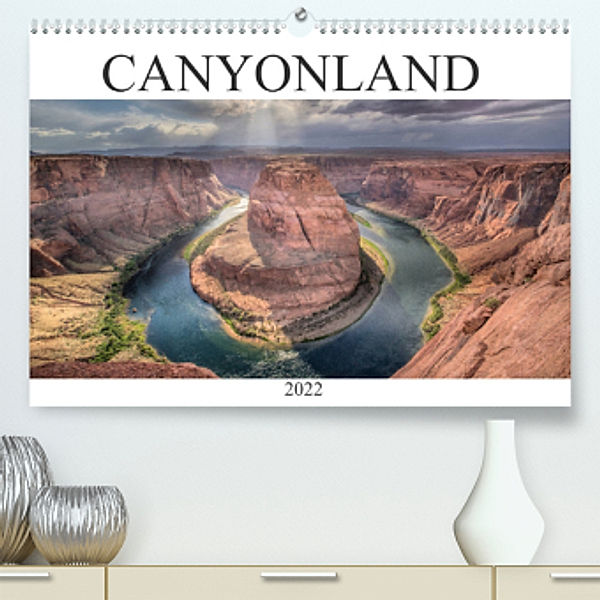 CANYONLAND, USA (Premium, hochwertiger DIN A2 Wandkalender 2022, Kunstdruck in Hochglanz), Christian Heeb