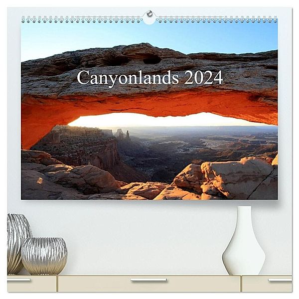 Canyonlands 2024 (hochwertiger Premium Wandkalender 2024 DIN A2 quer), Kunstdruck in Hochglanz, Giuseppe Lupo
