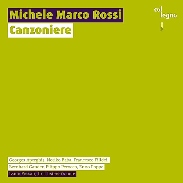 Canzoniere, Michele Marco Rossi