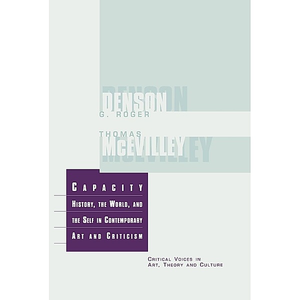 Capacity, Thomas McEvilley