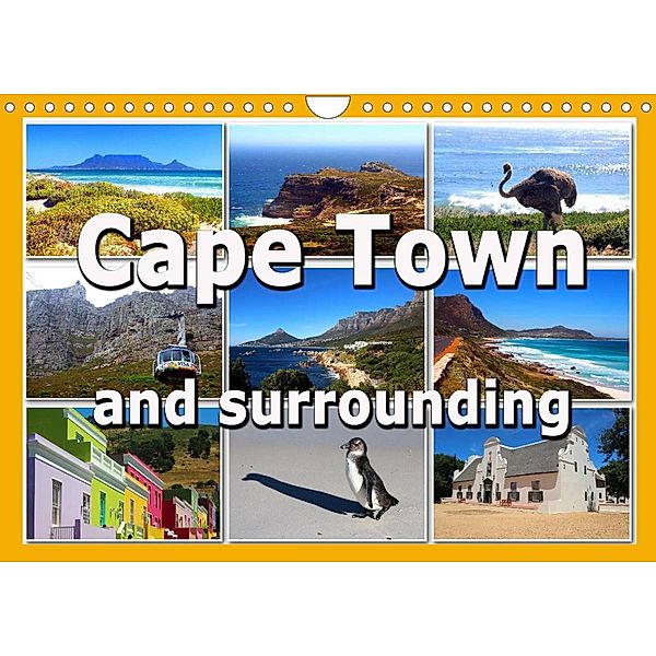 Cape Town and surrounding (Wall Calendar 2023 DIN A4 Landscape), Sylvia schwarz