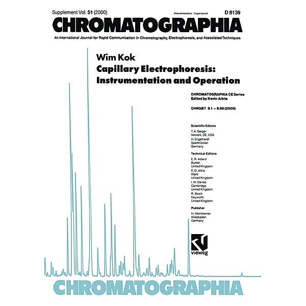 Capillary Electrophoresis: Instrumentation and Operation, Wim Kok