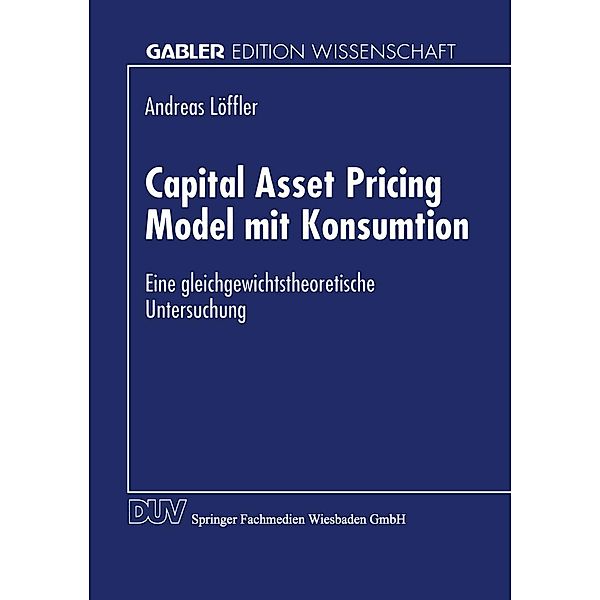 Capital Asset Pricing Model mit Konsumtion