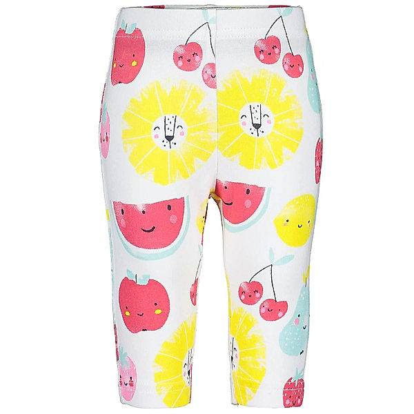 BLUE SEVEN Capri-Leggings FRUITMANIA in white