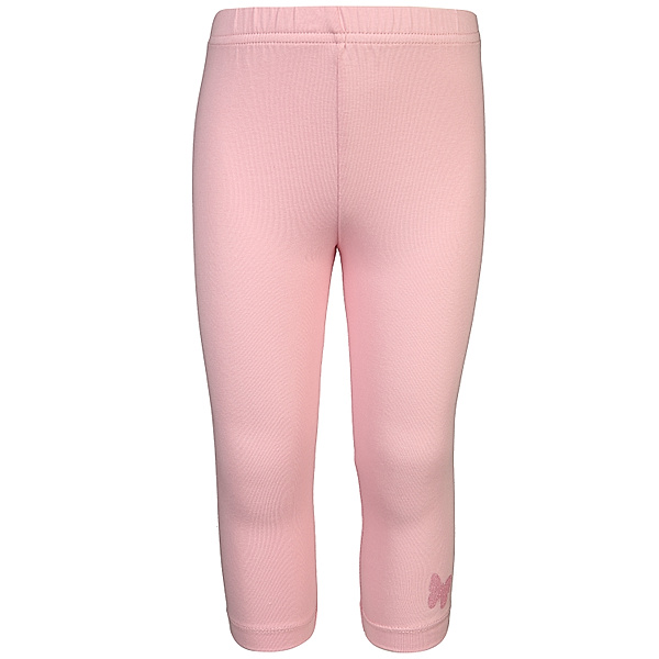 tausendkind essentials Capri-Leggings LYNFORD mit Glitzer-Schmetterling in rosa