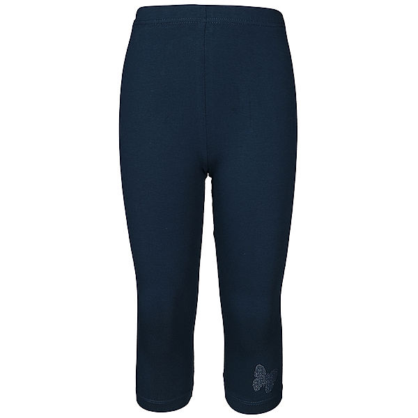 zoolaboo Capri-Leggings LYNFORD mit Glitzer-Schmetterling in dunkelblau