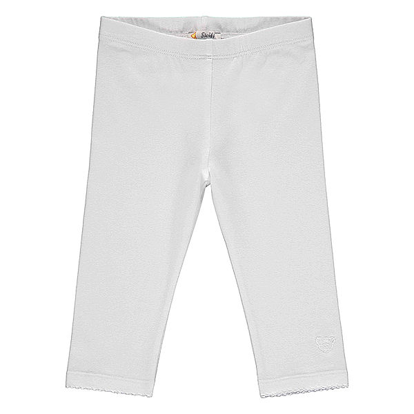 Steiff Capri-Leggings MINI GIRLS – HELLO SUMMER in weiß