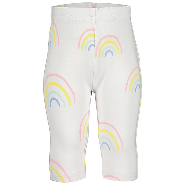 BLUE SEVEN Capri-Leggings RAINBOW PASTEL in weiss