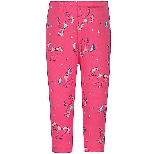 Salt & Pepper Capri-Leggings RIDING IN THE STARS in pink