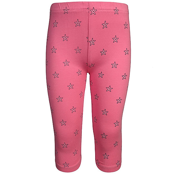 Salt & Pepper Capri-Leggings STERNCHEN in bubble gum