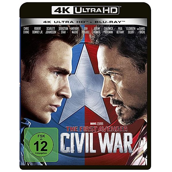 Captain America 3 - The First Avenger: Civil War (4K Ultra HD), Diverse Interpreten