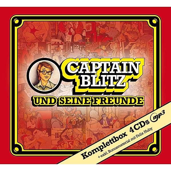 Captain Blitz und seine Freunde - Komplettbox,1 Audio-CD, Steffen Kent
