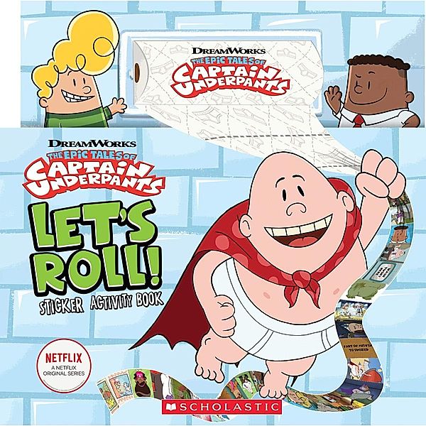 Captain Underpants / Let's Roll! Sticker Activity Book, Howie Dewin
