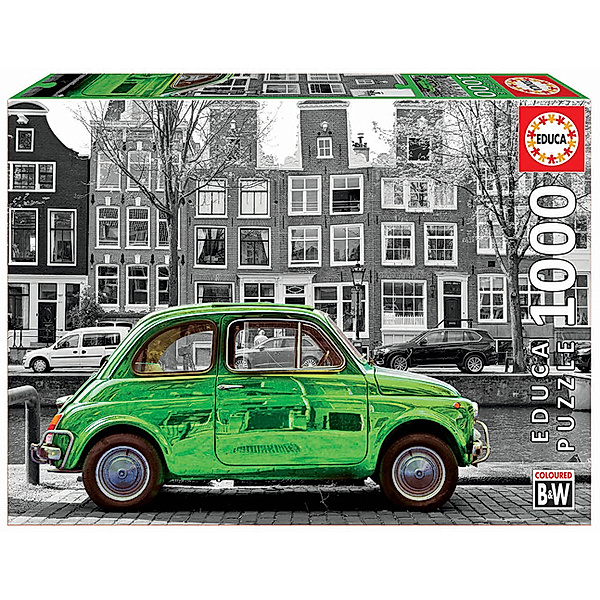 Educa Puzzle, Carletto Deutschland Car in Amsterdam black & white (Puzzle)