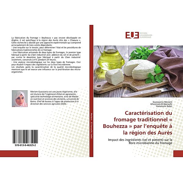 Caractérisation du fromage traditionnel  Bouhezza  par l'enquête à la région des Aurès, Guezzania Meriem, Ghennam El Hanachi, Yammami Sebti