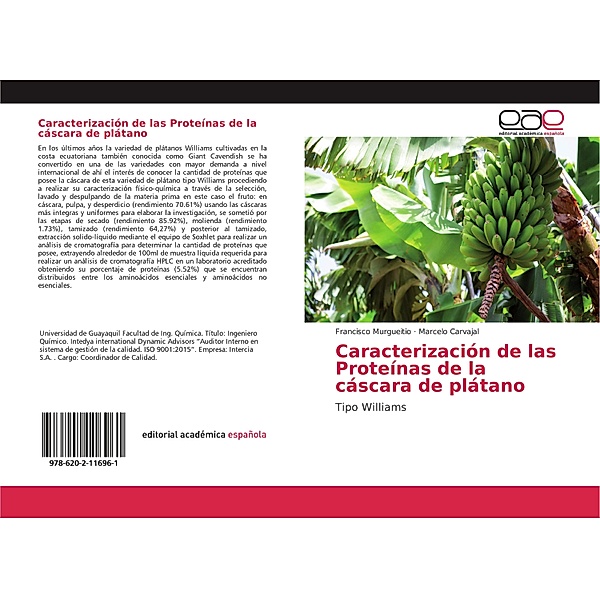 Caracterización de las Proteínas de la cáscara de plátano, Francisco Murgueitio, Marcelo Carvajal
