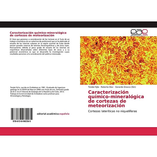 Caracterización químico-mineralógica de cortezas de meteorización, Tendai Njila, Roberto Díaz