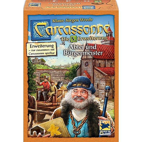Carcassonne, Abtei und Bürgermeister, Neue Edition (Spiel-Zubehör)