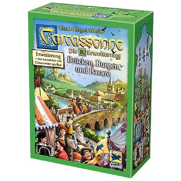 Hans im Glück Verlag, Asmodee Carcassonne, Brücken, Burgen und Basare (Spiel-Zubehör), Klaus-jürgen Wrede