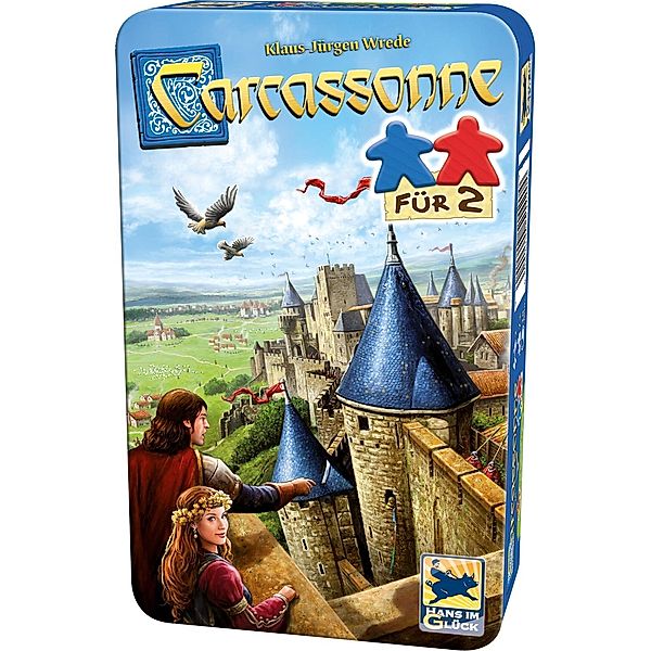 SCHMIDT SPIELE Carcassonne, Für 2 (Spiel), Klaus-jürgen Wrede