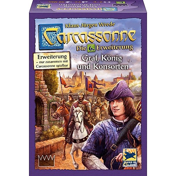 Carcassonne, Graf, König und Konsorten (Spiel-Zubehör), Klaus-jürgen Wrede