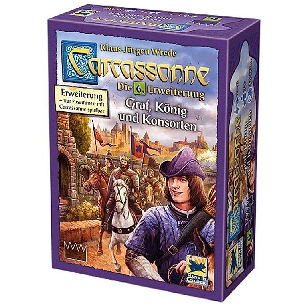 Hans im Glück Verlag, Asmodee Carcassonne, Graf, König und Konsorten (Spiel-Zubehör), Klaus-jürgen Wrede