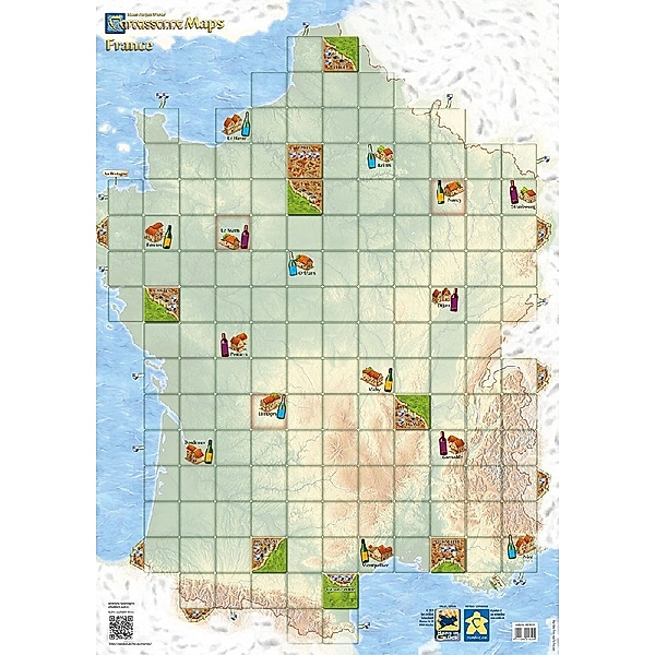 Asmodee, Hans im Glück Carcassonne Maps - Frankreich, Klaus-jürgen Wrede