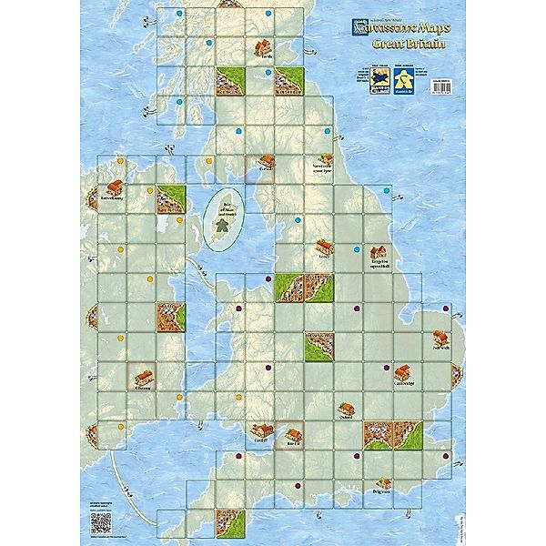 Asmodee, Hans im Glück Carcassonne Maps - Great Britain, Klaus-jürgen Wrede