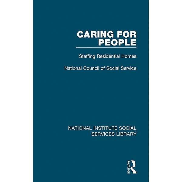 Caring for People, National Council of Social Service