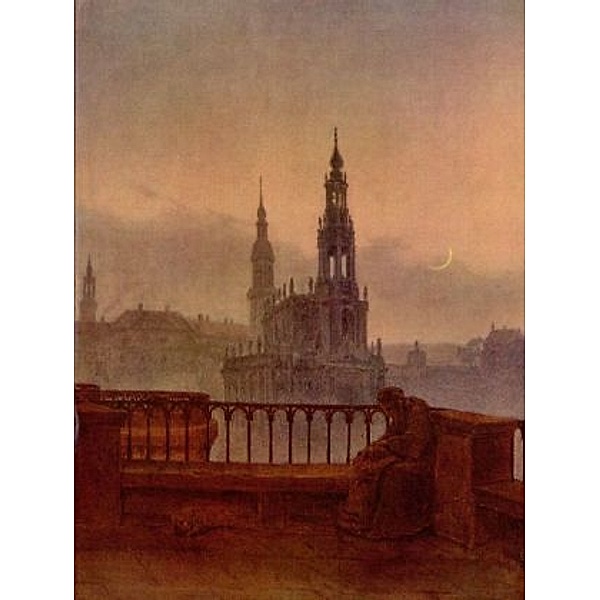 Carl Gustav Carus - Blick auf Dresden von der Brühlschen Terrasse - 200 Teile (Puzzle)