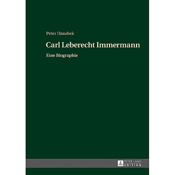 Carl Leberecht Immermann, Hasubek Peter Hasubek