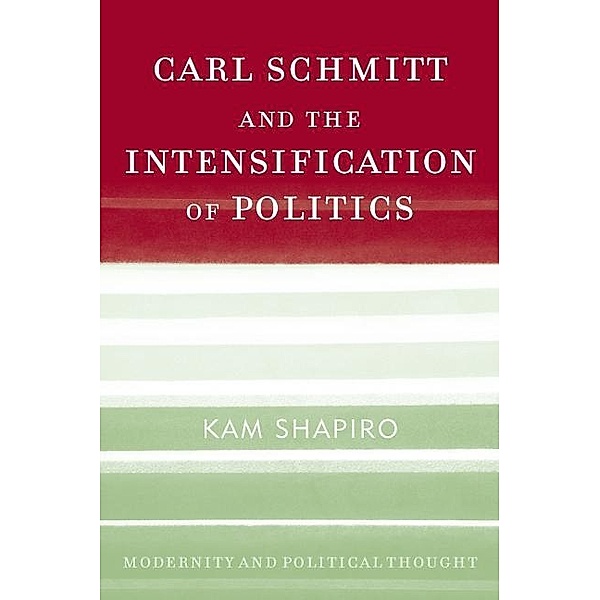 Carl Schmitt and the Intensification of Politics / Modernity and Political Thought, Kam Shapiro