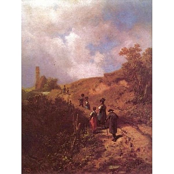 Carl Spitzweg - Der Gang zur Kirche - 2.000 Teile (Puzzle)