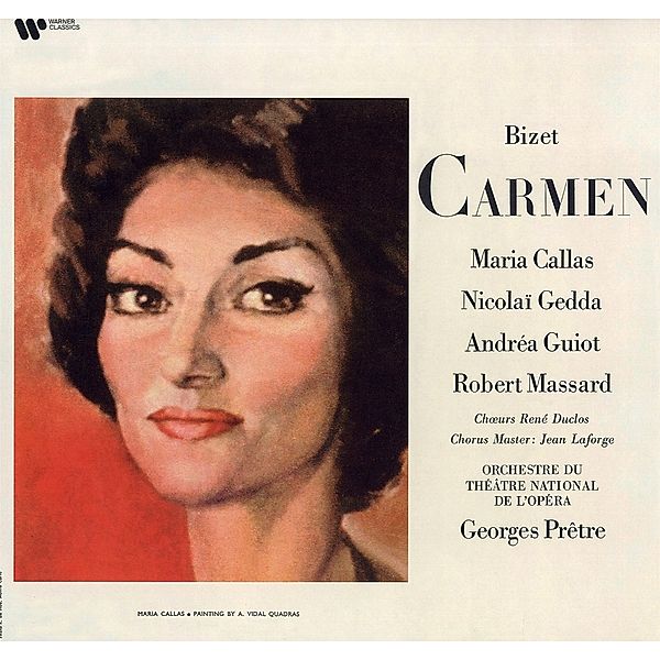 Carmen (1964), Maria Callas, Gedda, Guiot, Massard, Pretre, Oop