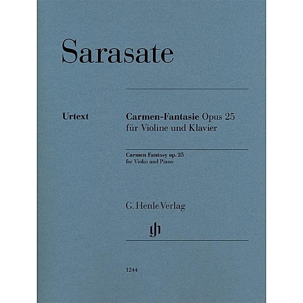 Carmen-Fantasie op. 25 für Violine und Klavier, Pablo De Sarasate