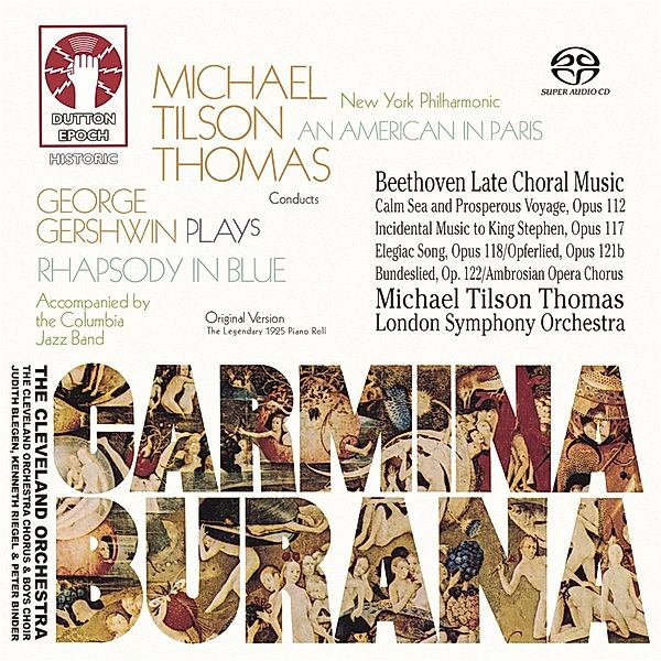 Carmina Burana/Late Choral Music..., Michael Tilson Thomas, The Cleveland Orchestra