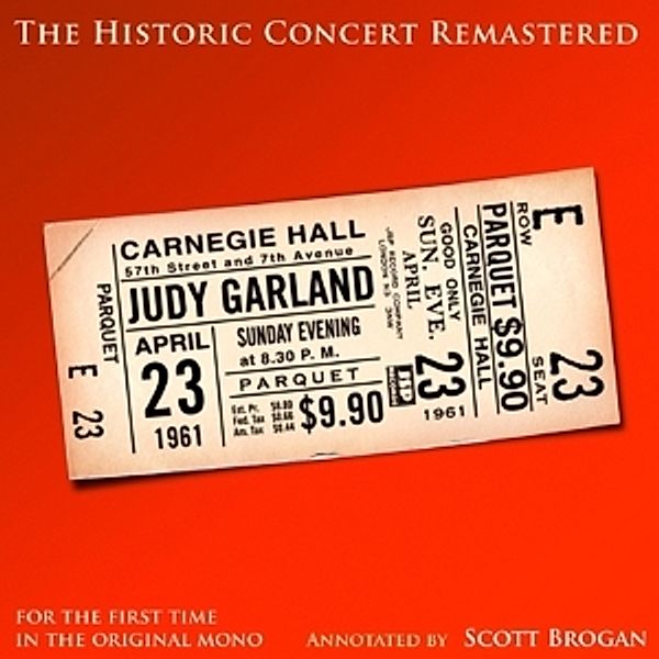 Carnegie Hall Concert, Judy Garland